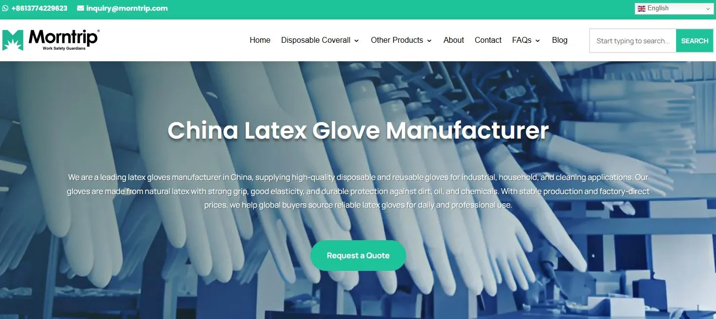 latex gloves manufacturer